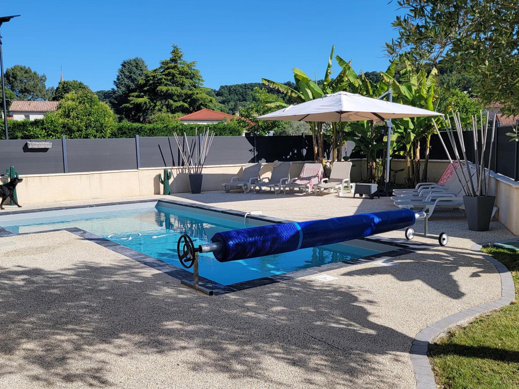 Villa Des Oliviers Sublime Villa Avec Piscine Chauffee Et Privee Et Baby Foot Bon-Encontre Exterior foto