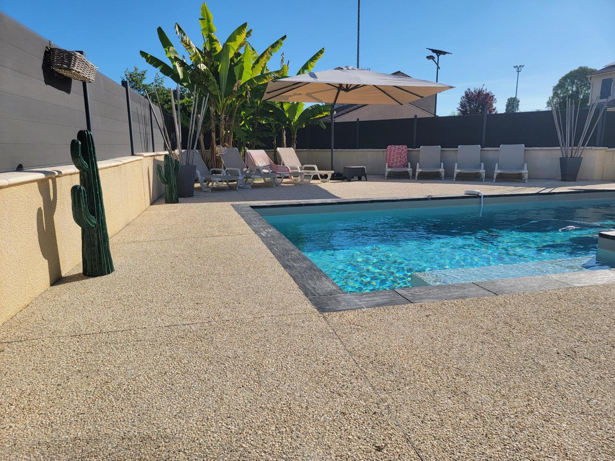 Villa Des Oliviers Sublime Villa Avec Piscine Chauffee Et Privee Et Baby Foot Bon-Encontre Exterior foto